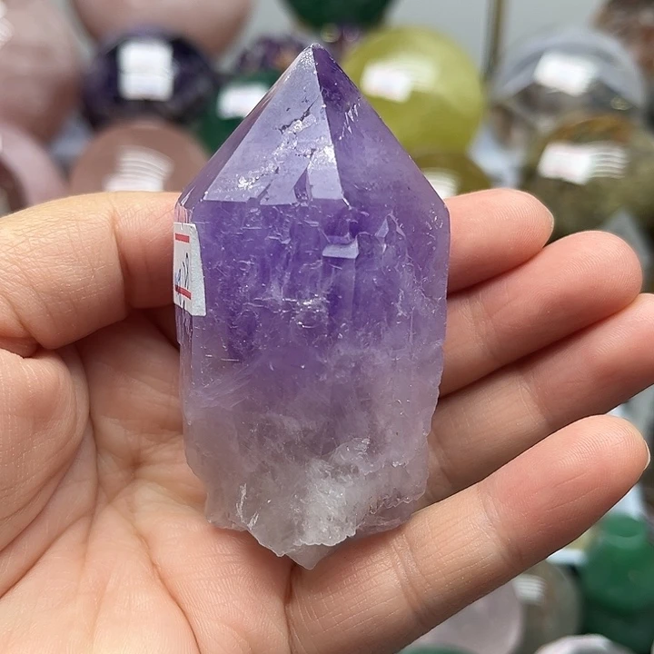 未镶嵌珠宝半成品水晶146克紫水晶原石