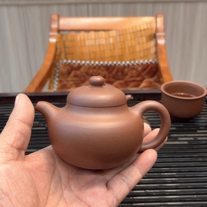 茶壶紫砂紫泥220毫升
