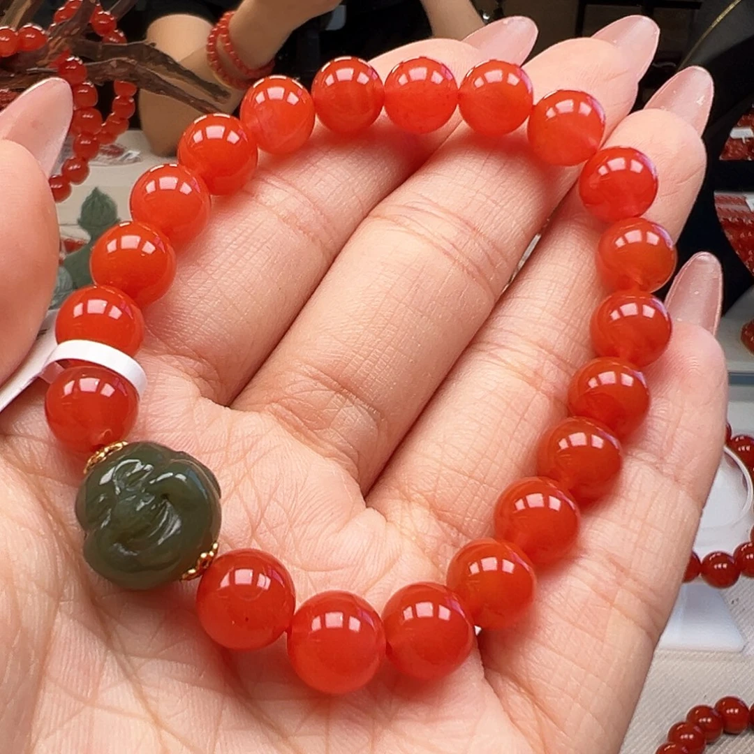 未镶嵌手链南红玛瑙