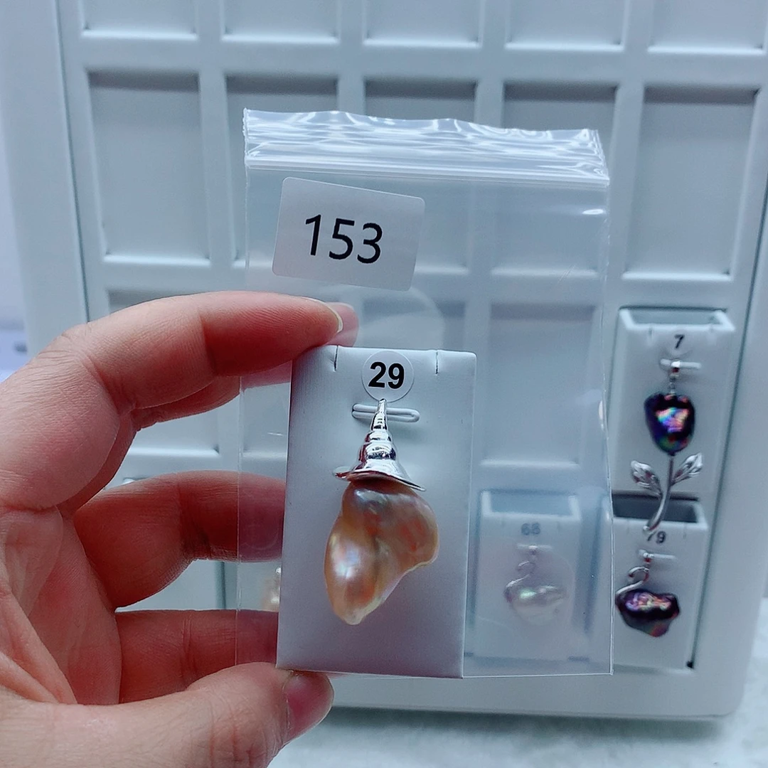 吊坠(不含链)淡水珍珠合金