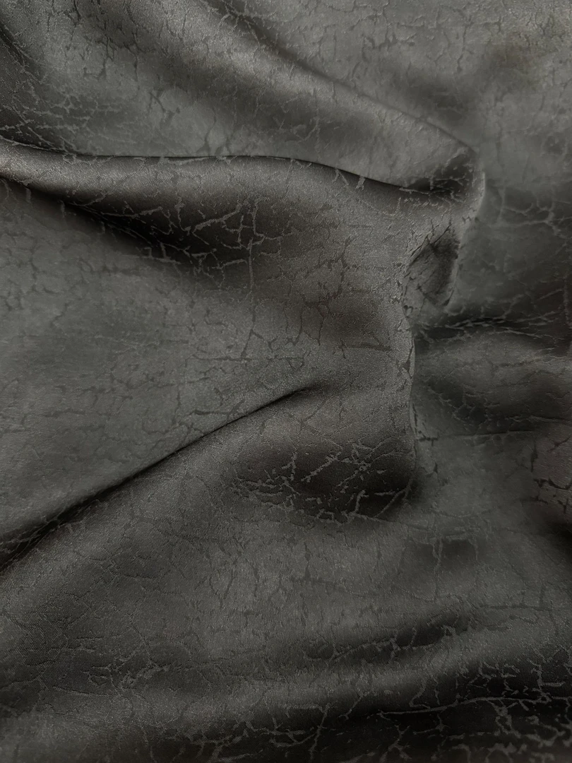 真丝香云纱龟裂纹旗袍裤子服装面料