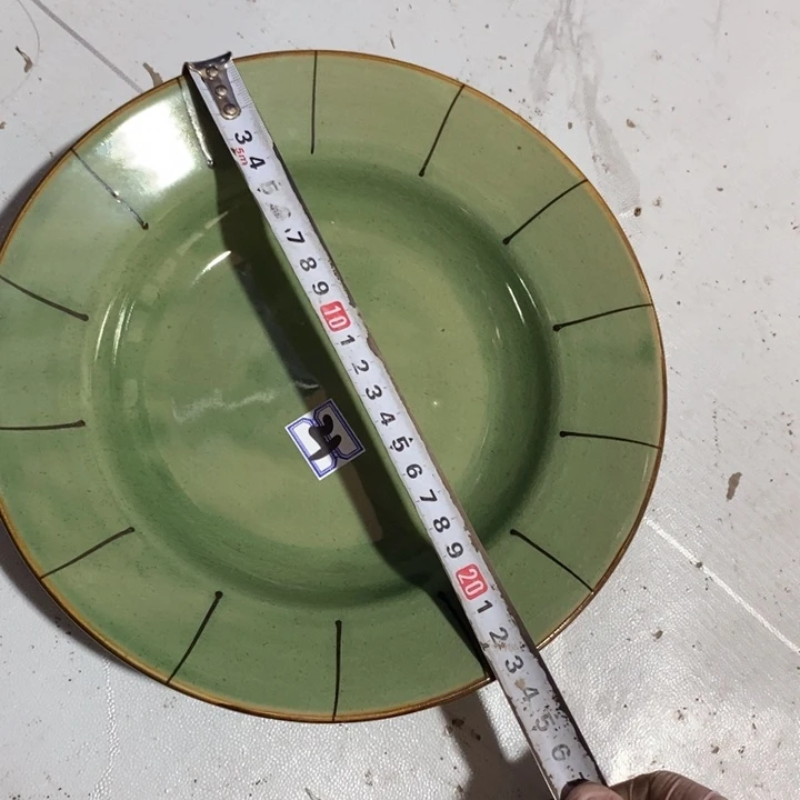 瓷片五厂黑标盘子微瑕疵