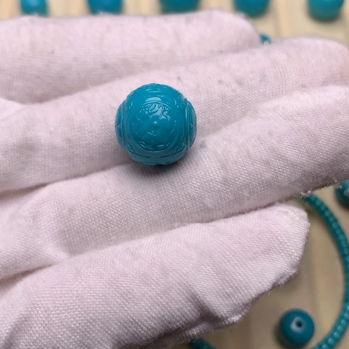 绿松石未镶嵌绿松石四神兽14.4