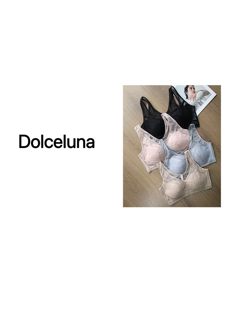 【月姐严选】新款法式蕾丝美背款带文胸薄款女士舒适无袖背心-16883