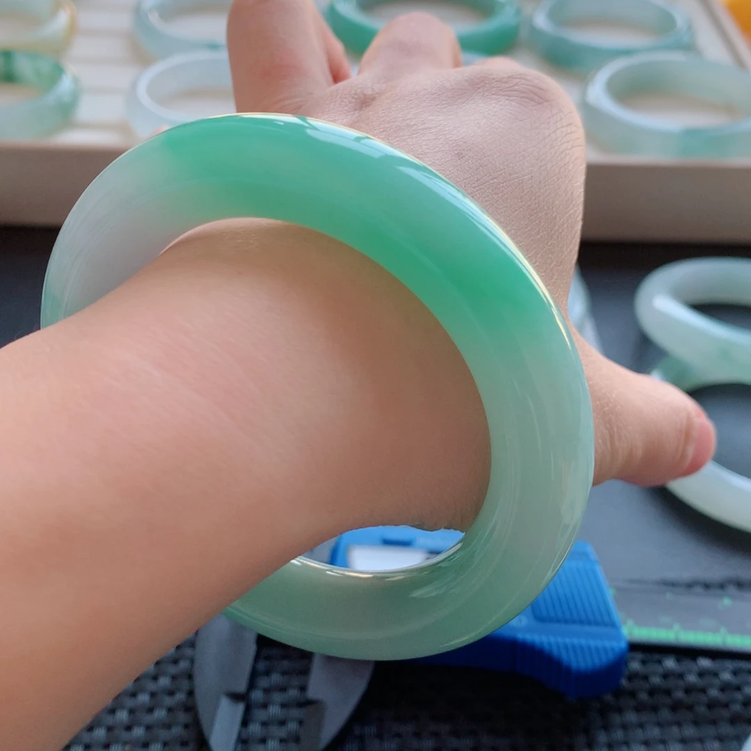 未镶嵌手镯翡翠11号-56.8