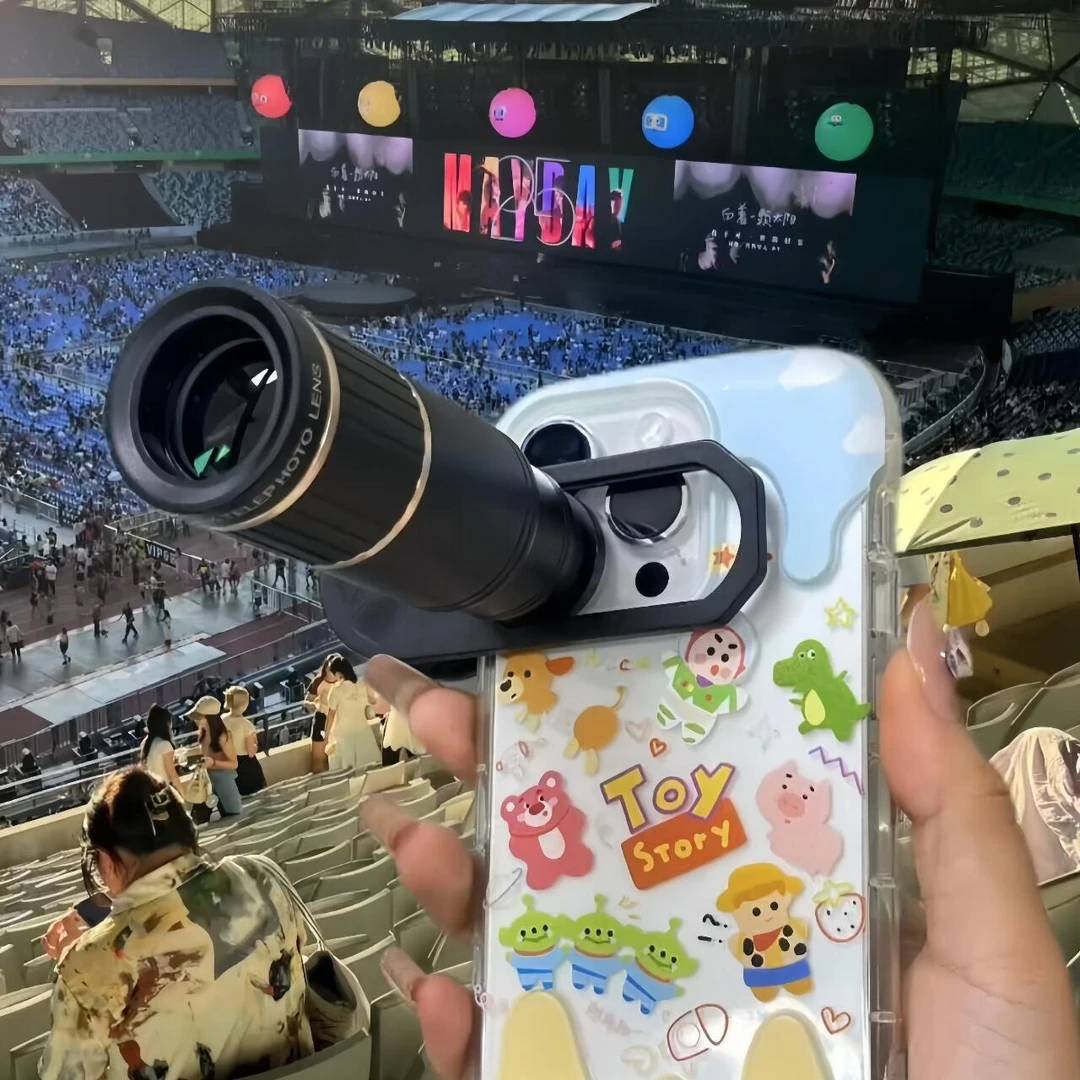 演唱会望远镜手机长焦镜头音乐节拍摄神器防抖放大望眼镜外接高清