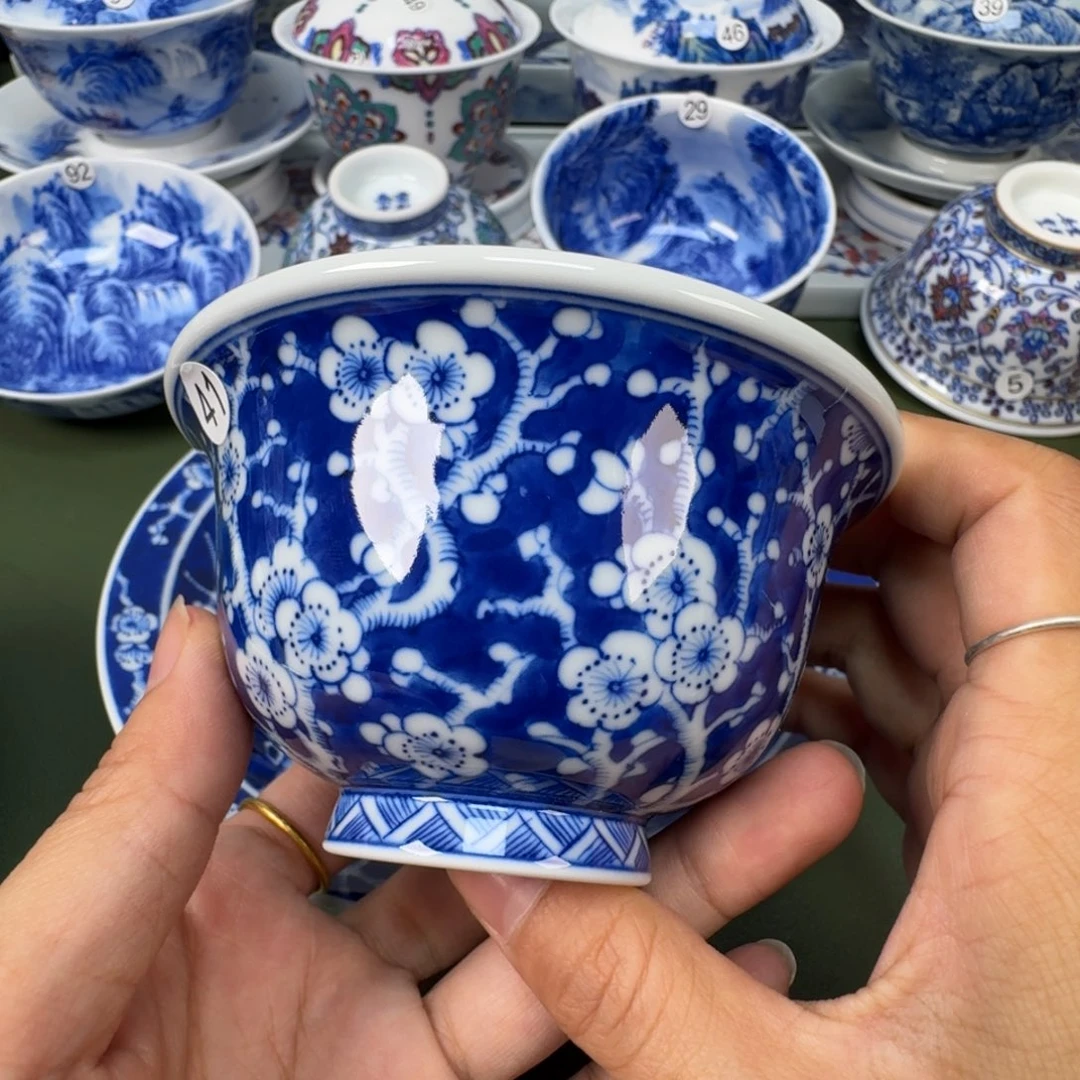 陶景德镇纯手工纯手绘茶具木木41