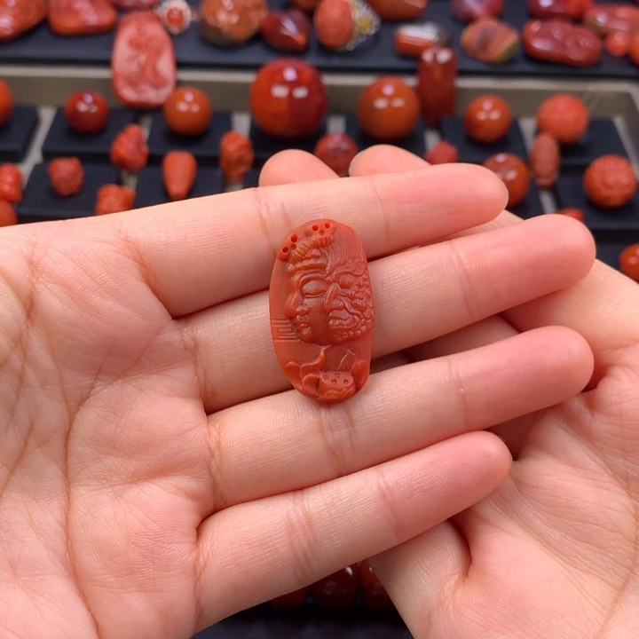 南红玛瑙未镶嵌一念之间17.8×31.5