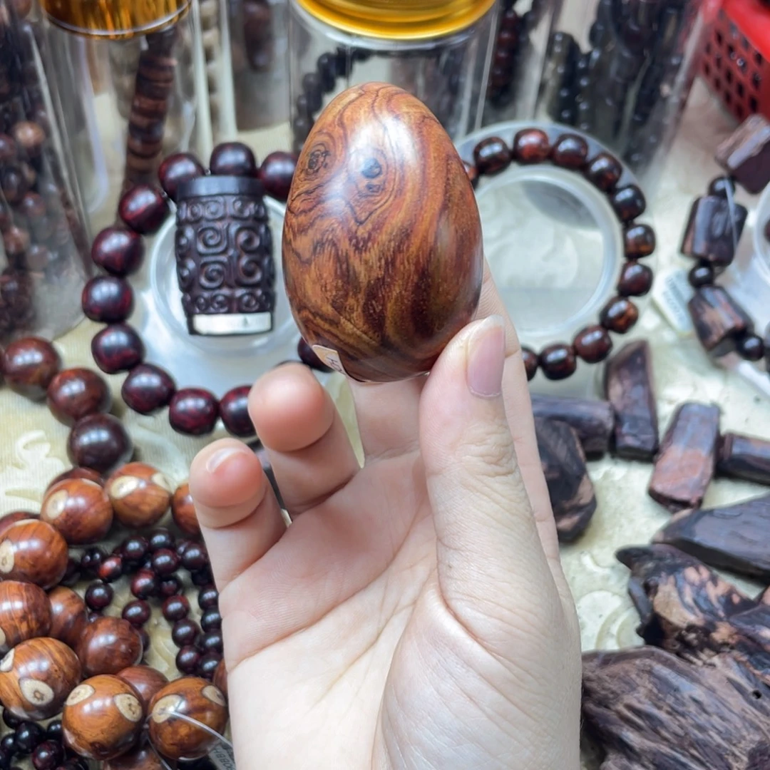 海南黄花梨精品满纹龙蛋