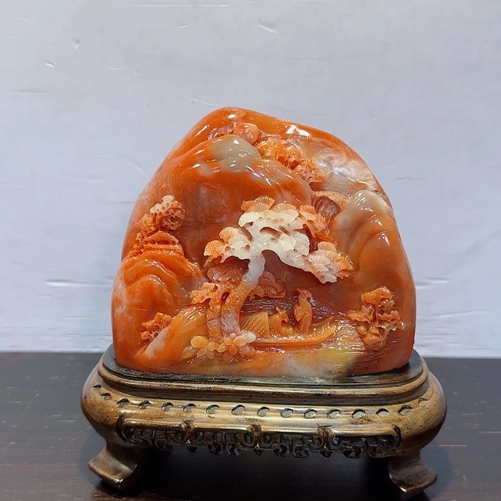 9***1寿山石寿山石摆件精品