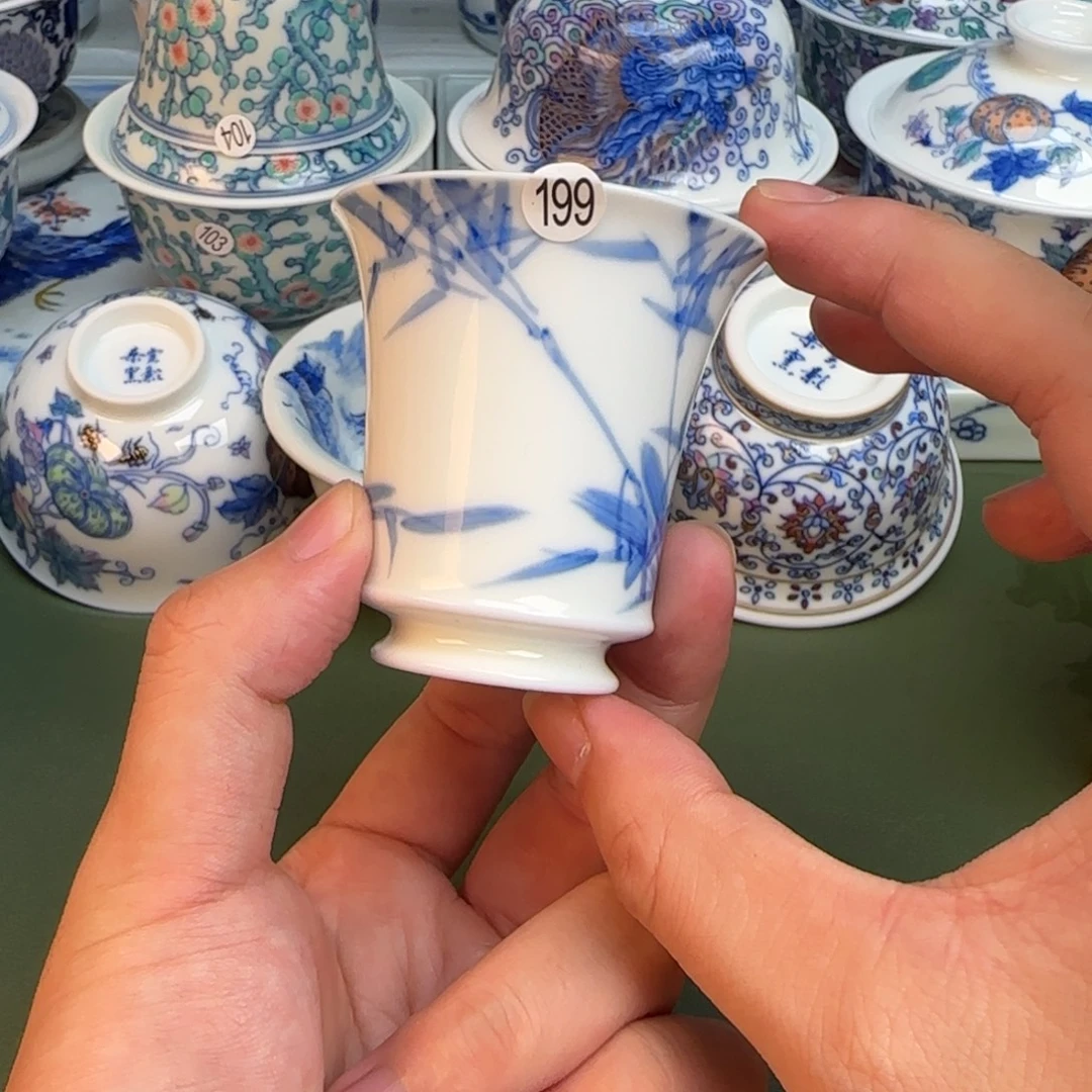彦祖纯手工手绘茶具199