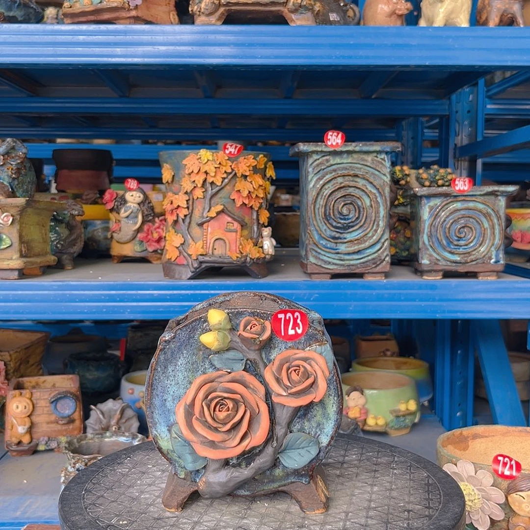 723号陶然花器手工花盆