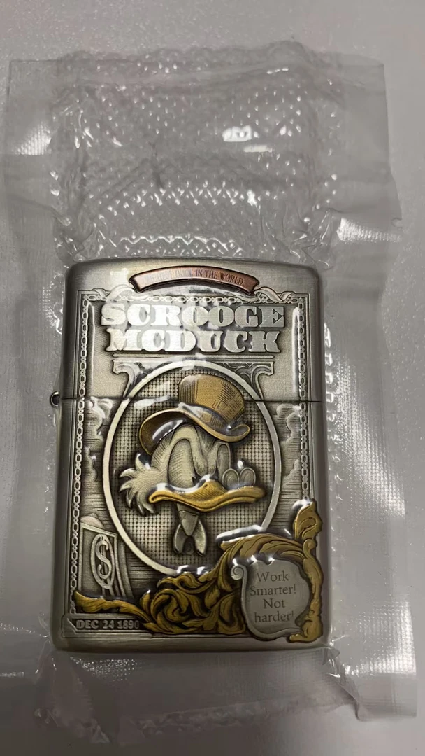 ZIPPO/之宝S925银 鸭子正品煤油打火机KF-DF