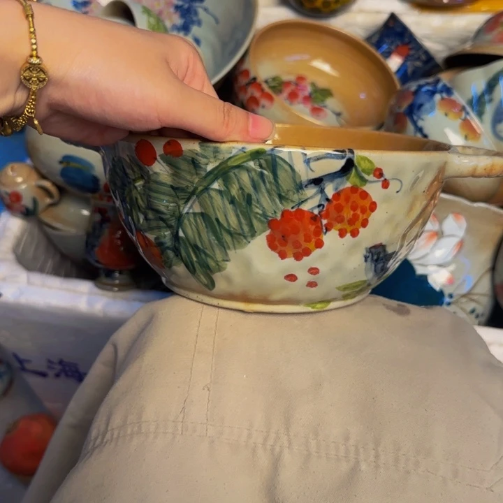 瓷片景德镇陶瓷手工手绘