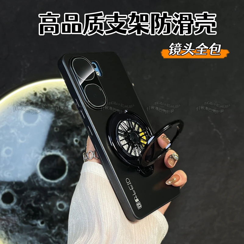 适用iQOOneo9手机壳新款镜头全包neo9Pro男女保护套支架高档防滑