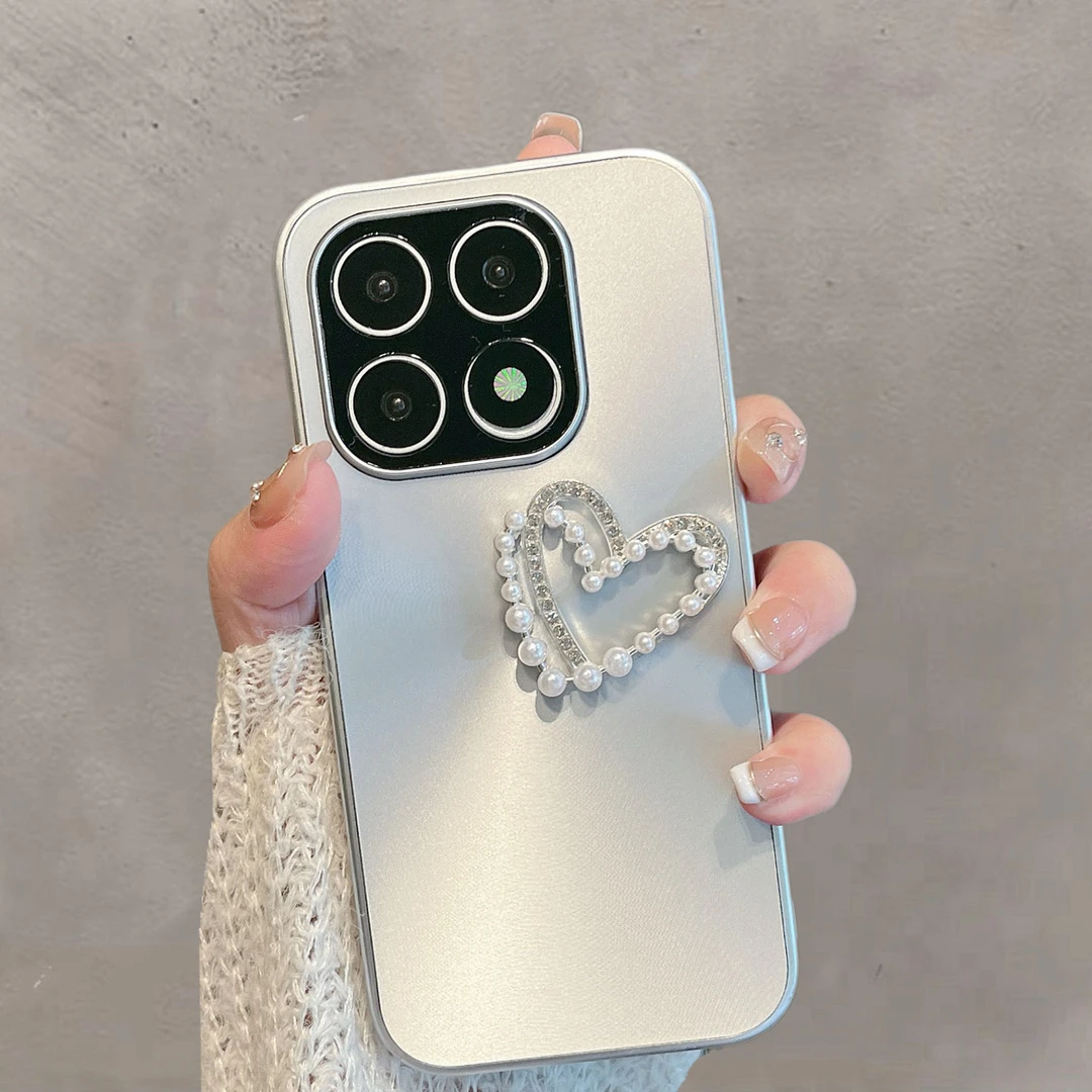 适用于小米17手机壳25113PN0EC新款女xiaomi17标准版全包防摔银色