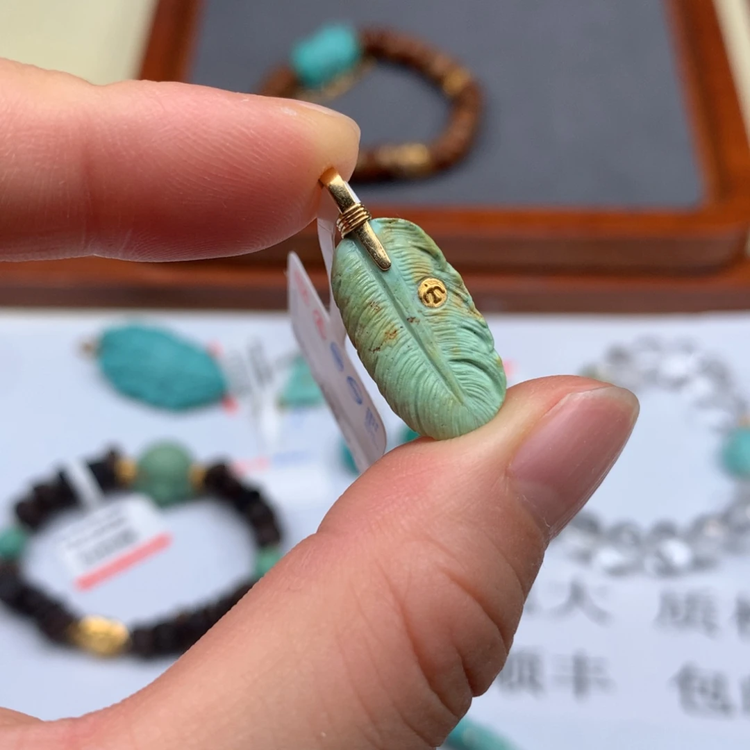 未镶嵌绿松石绿松石