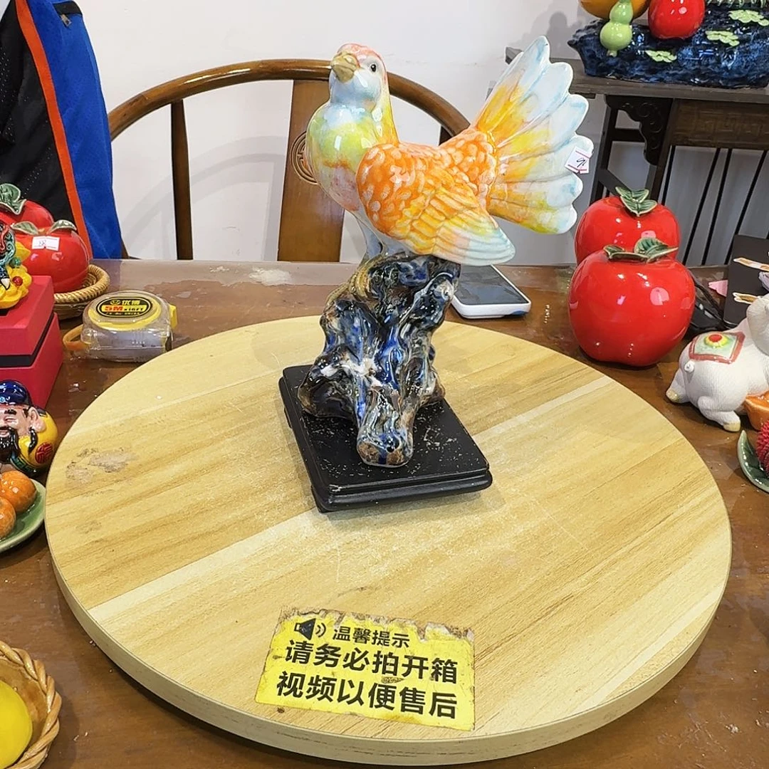 陶土99小鸟带底座
