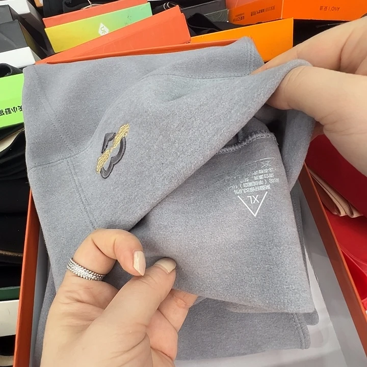 浅灰色防风芭比裤XL