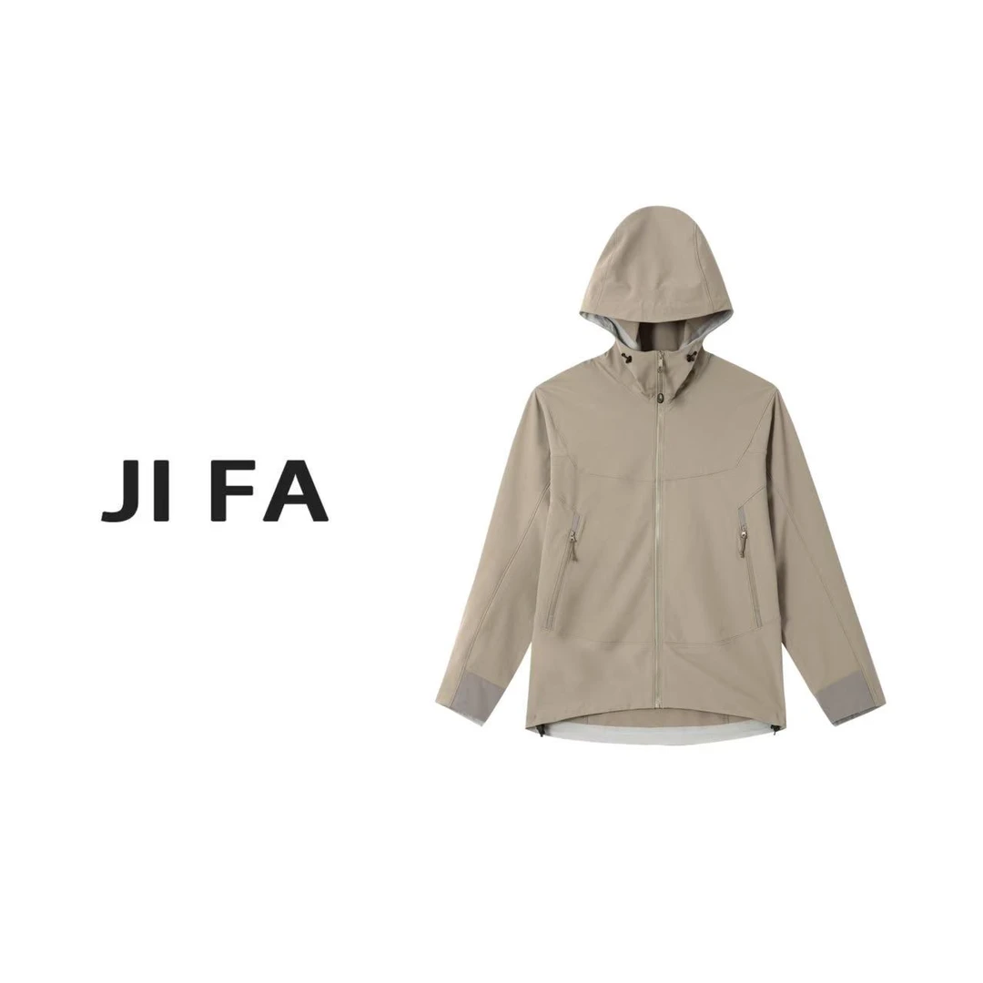 【即发】‘茑家同款情侣户外软壳冲锋衣休闲连帽夹克外套JZ-911