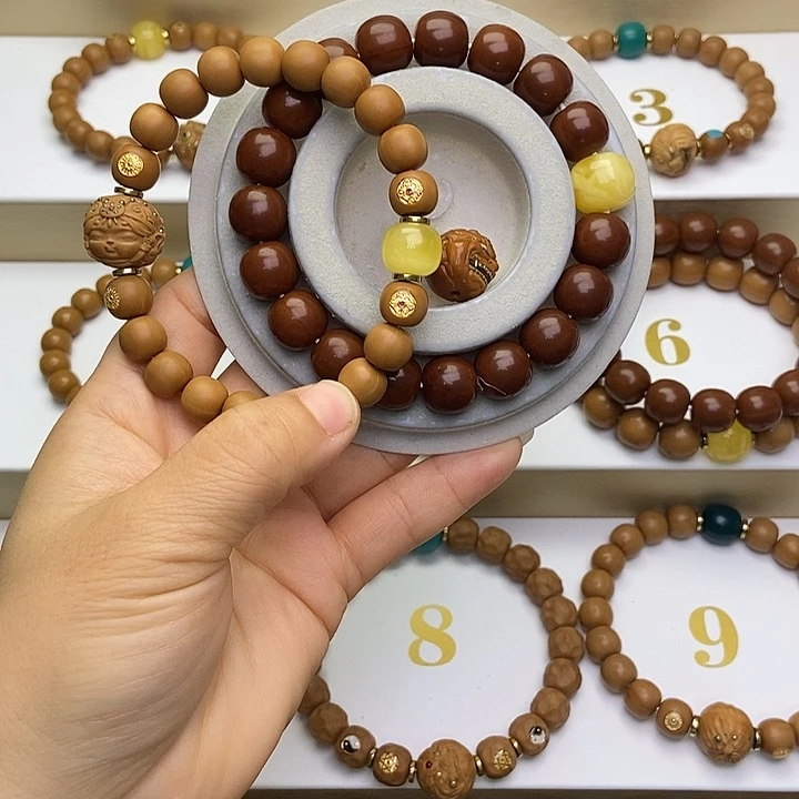 猴头核桃吊坠盘****务猴头核桃手串两套