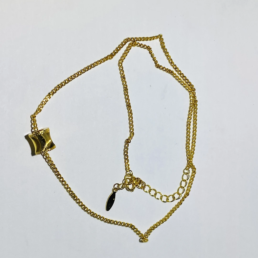 K18金色小蛮腰爆款一体链