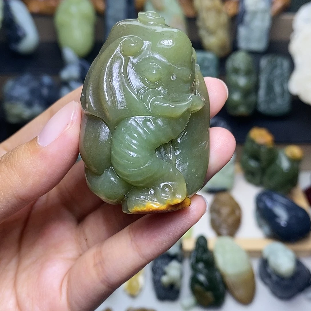 【闪购商品】颈饰未镶嵌和田玉8*3