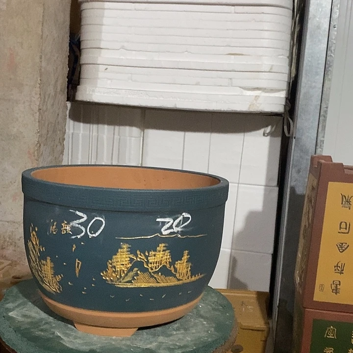 紫砂花盆紫砂花盆