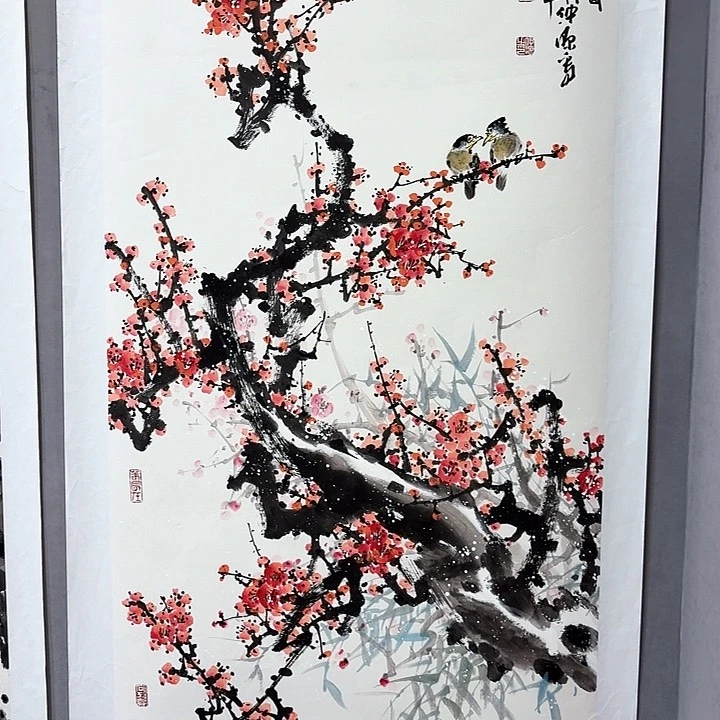 国画亲笔手绘放心去藏