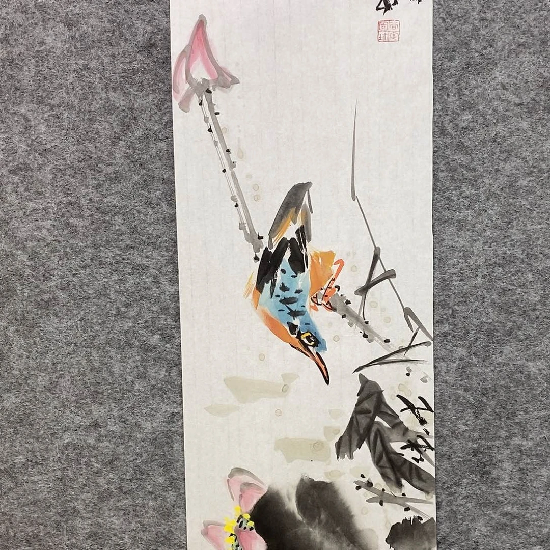 国画尚定固国画作品