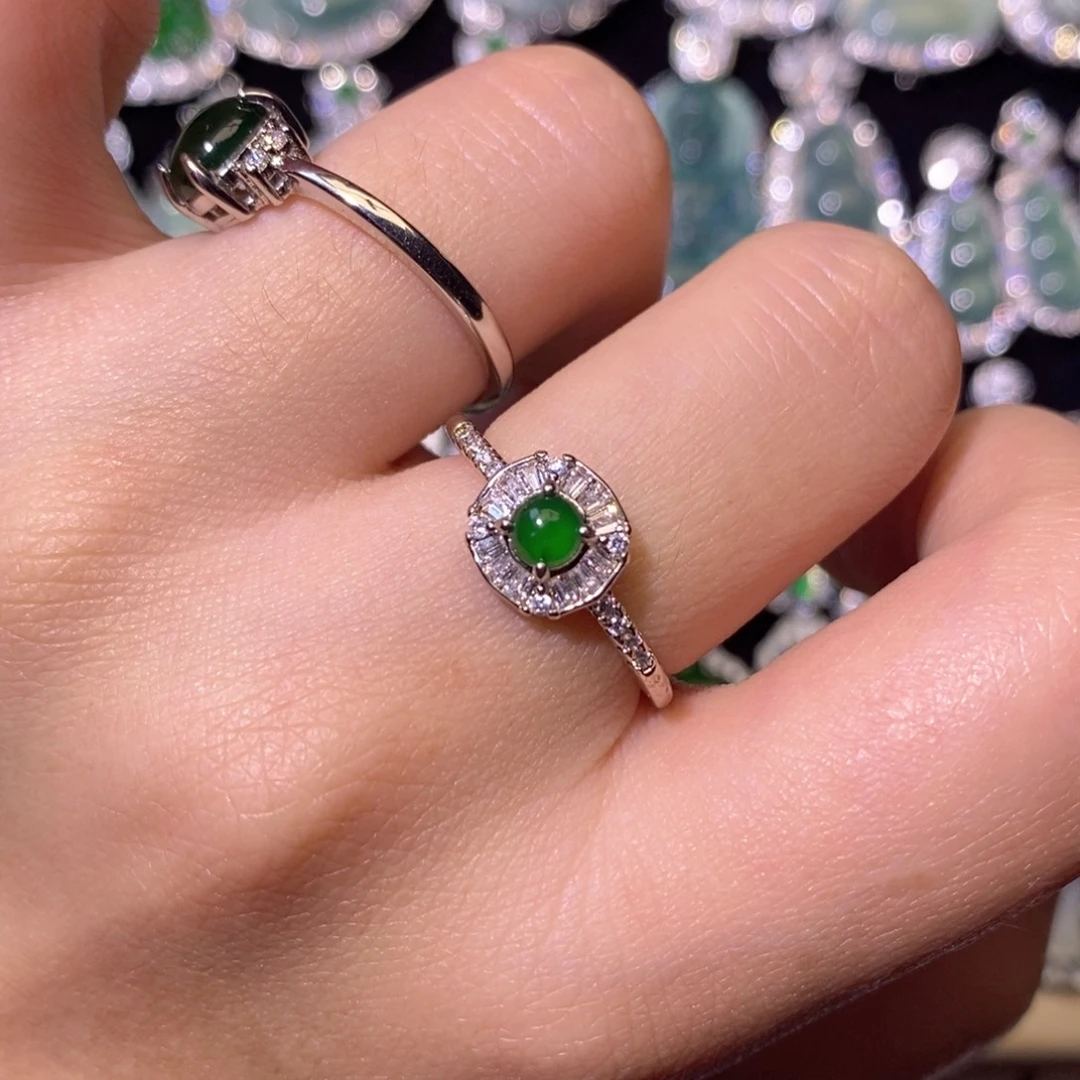 翡翠未镶嵌颈饰天然