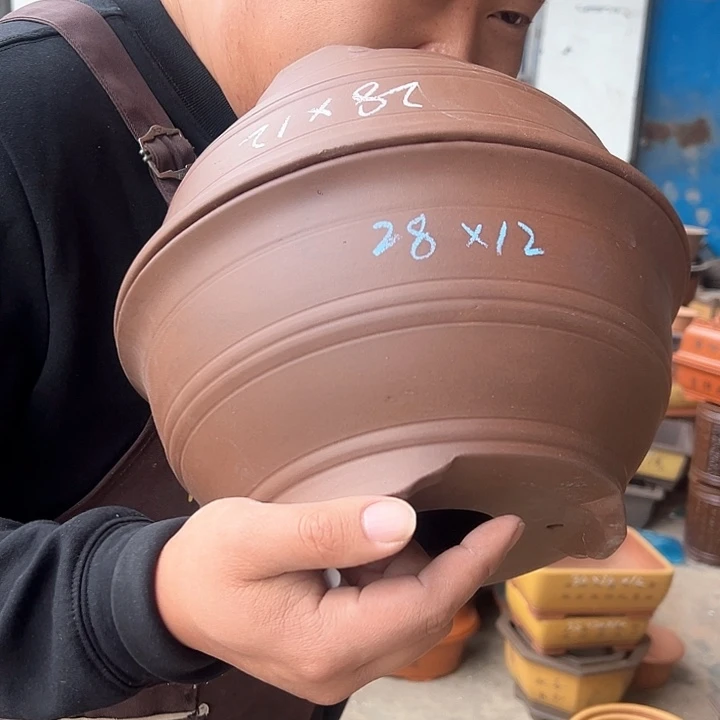 紫砂花盆紫砂花盆