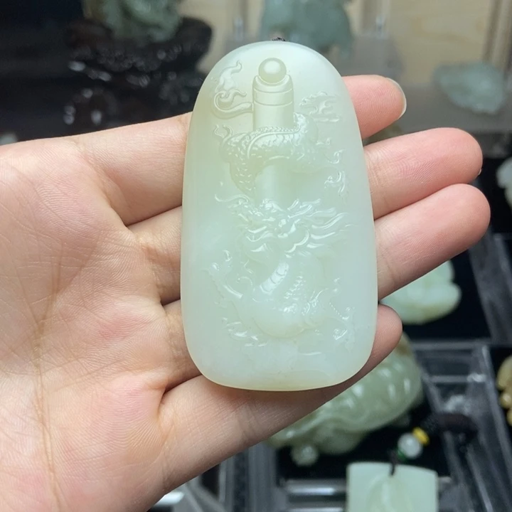 和田玉（糖玉）未镶嵌挂件