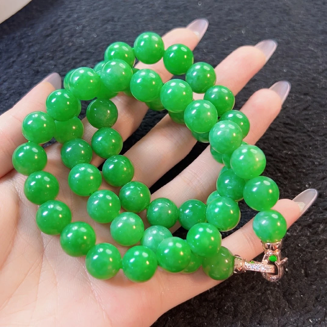 翡翠未镶嵌颈饰竹*签收后24小时鉴赏期