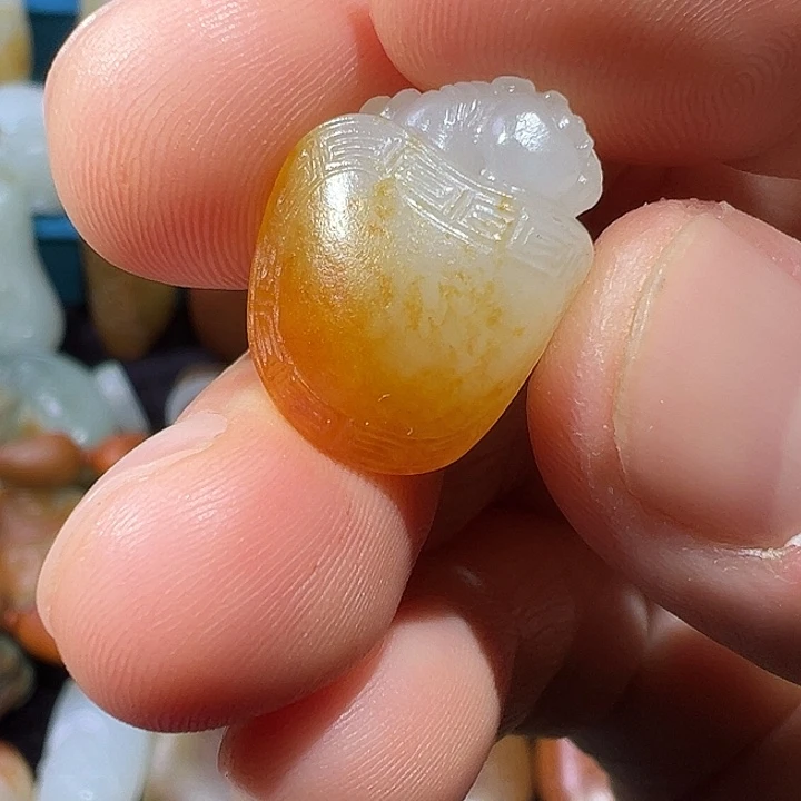 和田玉未镶嵌吊坠(不含链)