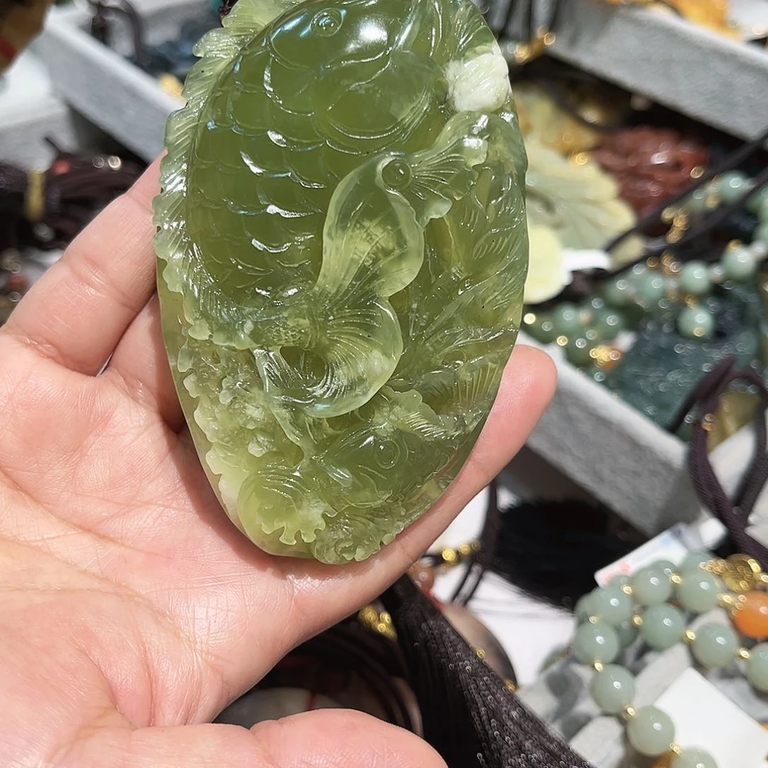 岫玉颈饰未镶嵌岫玉