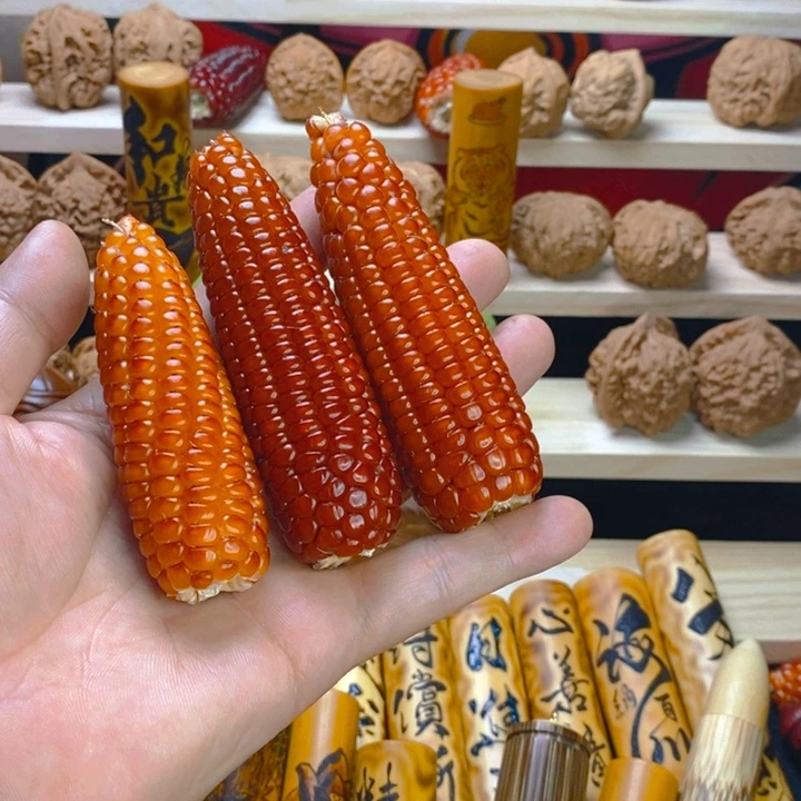 竹文玩玉米，偏远不包邮