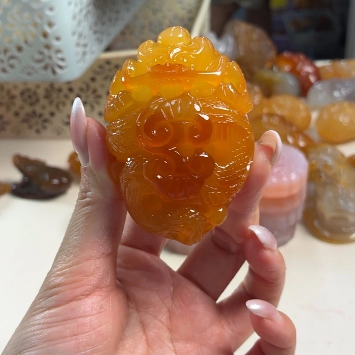 玛瑙/玉髓未镶嵌吊坠(不含链)