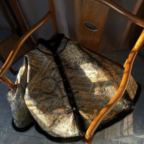 龍熹堂｜手工刺绣高货特色奢侈孤品收藏级缂丝棉袄