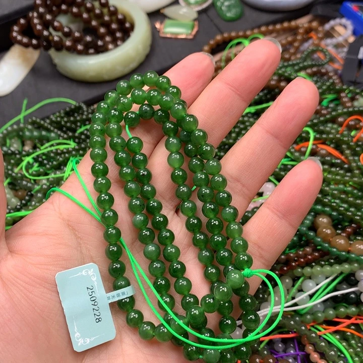 和田玉未镶嵌手链69