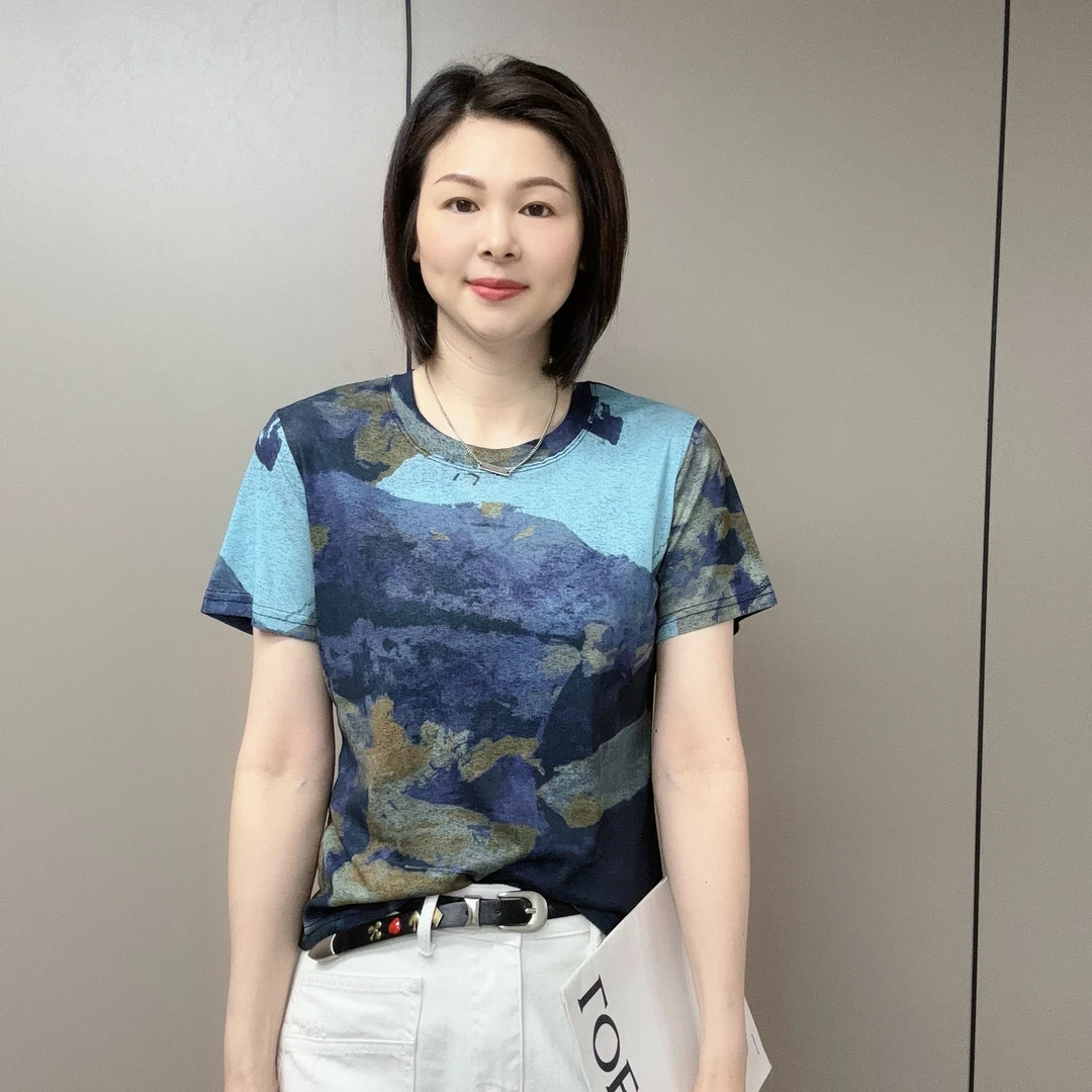 【魅力风】夏季薄款显瘦洋气百搭短袖T恤2570款