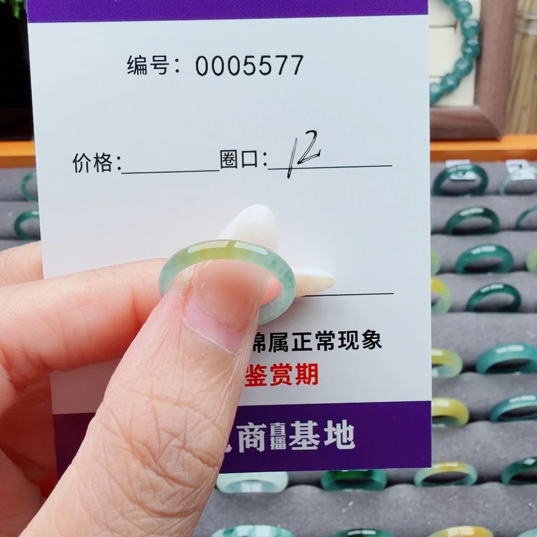 张***娅翡翠未镶嵌戒指翡翠