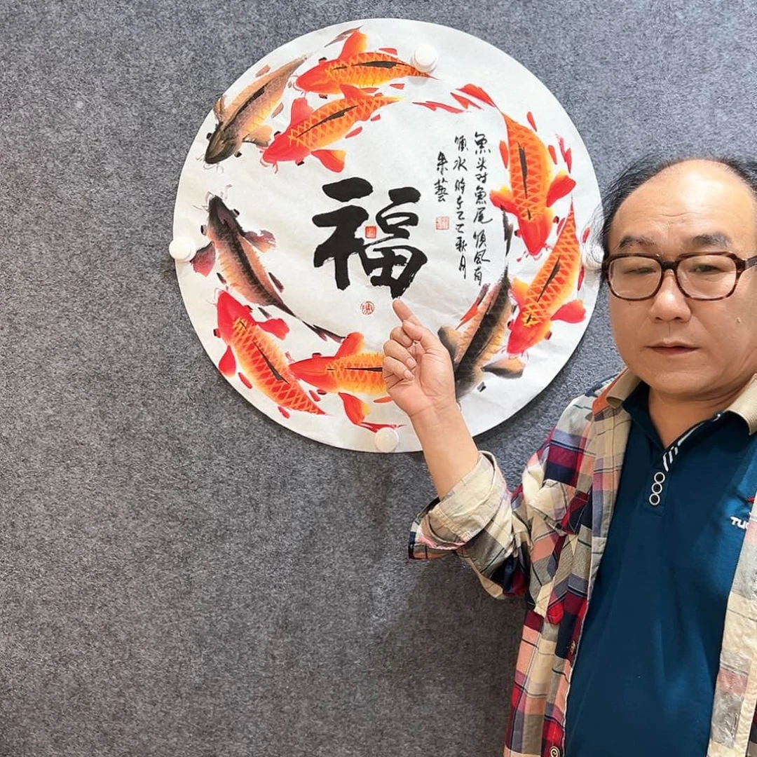 国画纯手绘系列画心