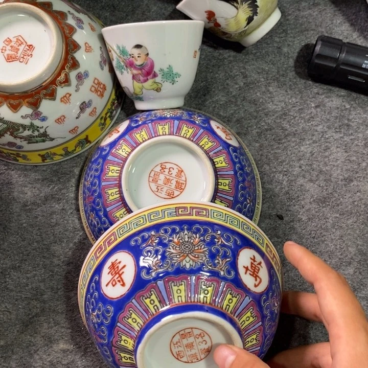 瓷片景德镇陶瓷两个