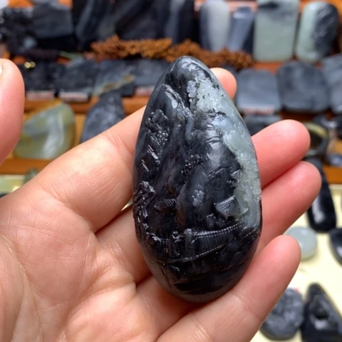 和田玉把件未镶嵌