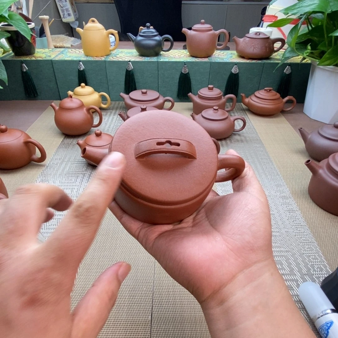 歪****茶壶紫砂紫砂汉瓦