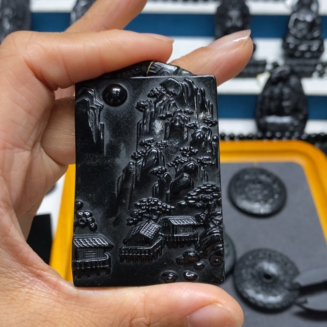 Z***-蛇纹石玉未镶嵌吊坠