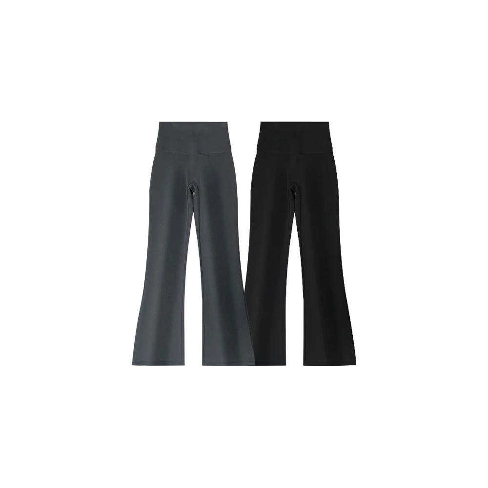 【新品上市】修身舒适亲肤透气喇叭裤时尚运动高弹显瘦女裤KZ2515