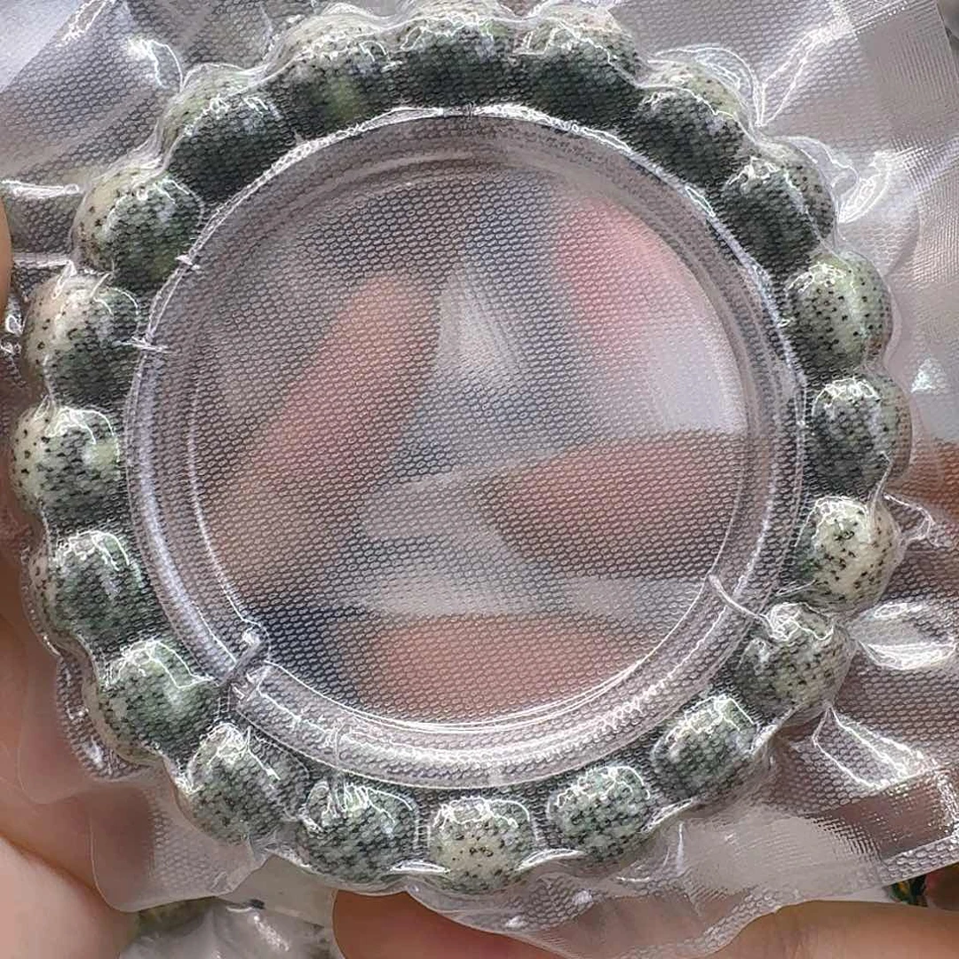 星月菩提手串84高端卡姿兰绿包白星月菩提12桶单圈