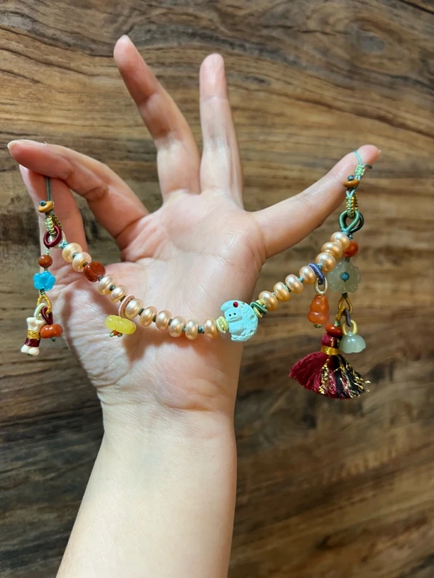 原创设计国风手机链